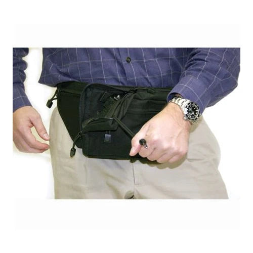 Blackhawk Urban Carry Fanny Pack Gun Holster & Belt Loops, Black, Medium