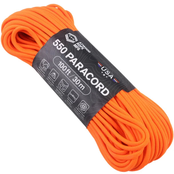 Atwood 550 Paracord 100-Feet / 550 Lbs. Tensile Strength