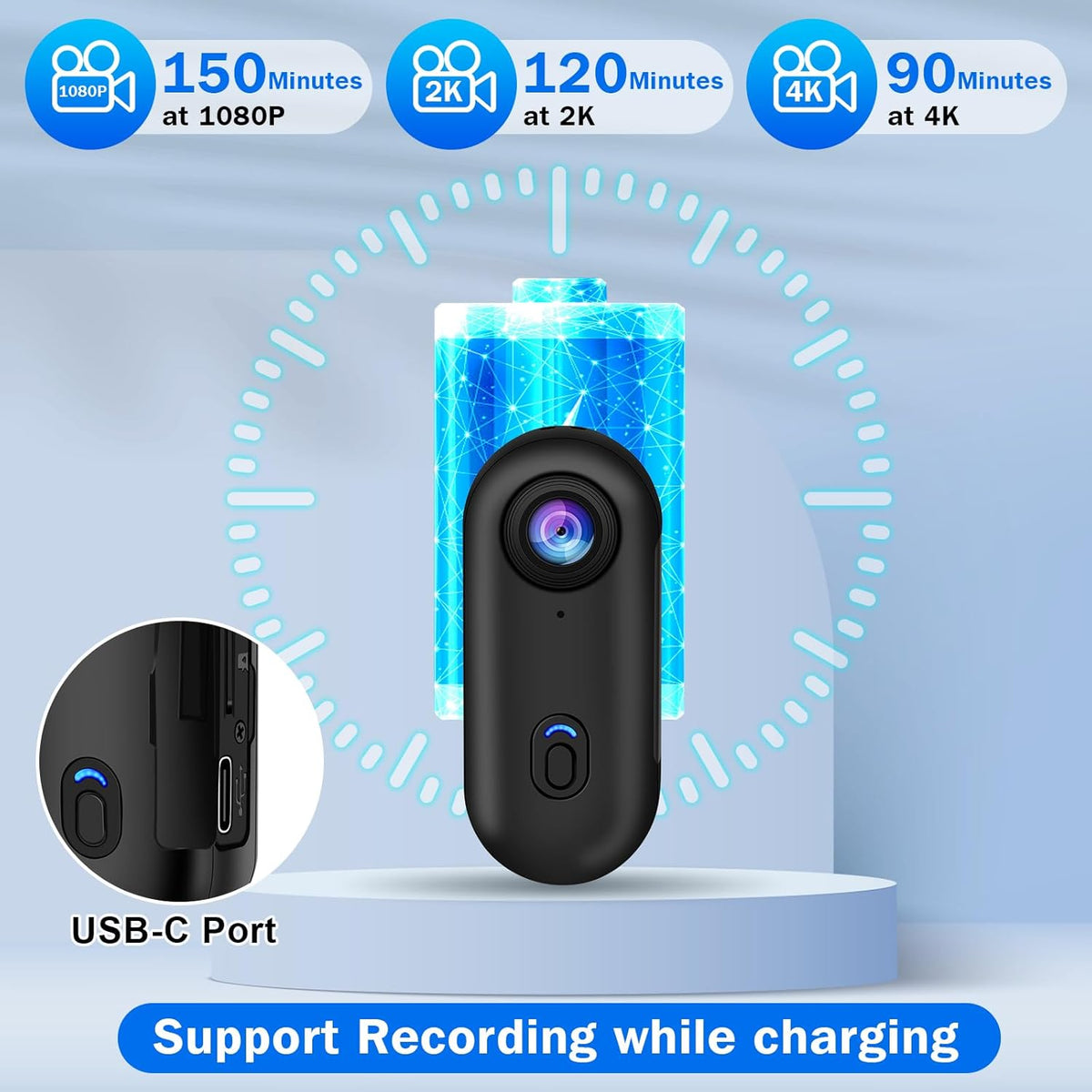 i3 4K Thumb Action Camera