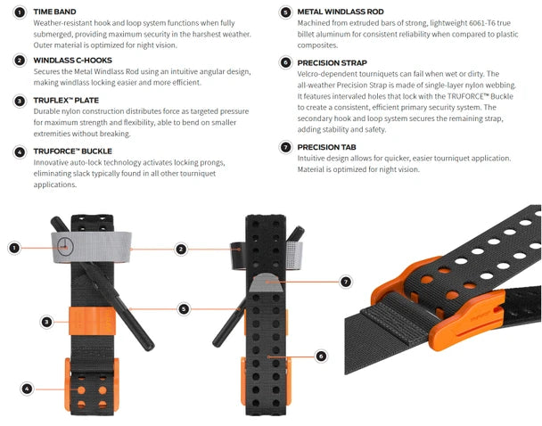 SAM Medical XT Tourniquet with Truforce Buckle