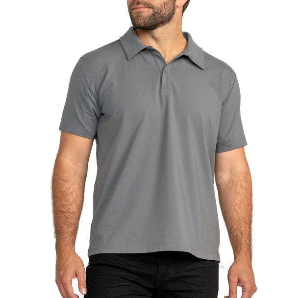 Ejis Men's Regular Black Polo Shirt